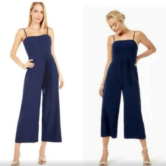 Lilly Pulitzer Classic Navy Blue Jumpsuit, Size 6 - Picture 1 of 13